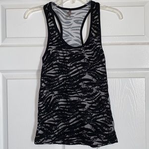 Heart & Hips Zebra Tank Top